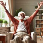 yoga sulla sedia per anziani